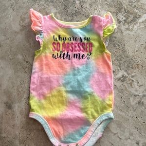 Colorful 6 to 9 months onesie